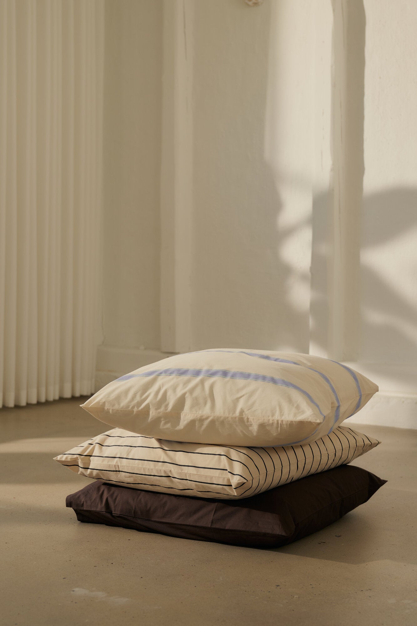 Percale hovedpudebetræk, 60x63 cm – Coffee